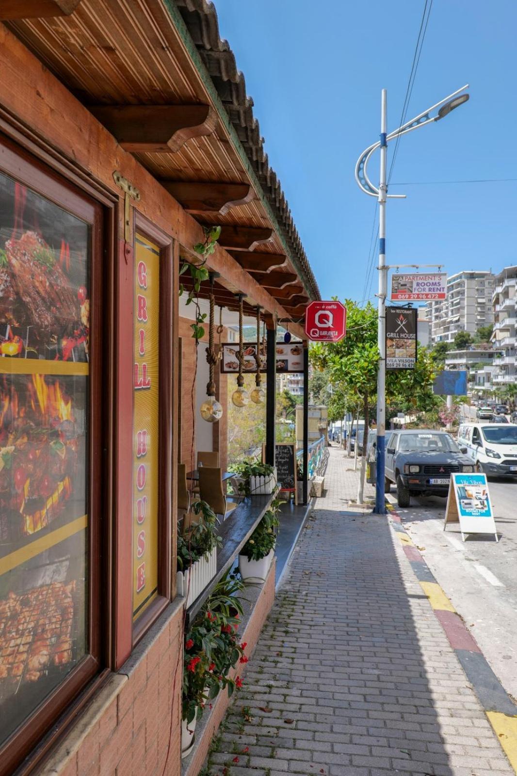Hotel Vila Vilson Sarandë Exterior foto